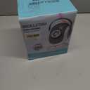 Joyfuture Automatic Bubble Machine, Black Bubbles Blower for Kids, Toddlers - 360 Rotation, 75 Adjustment, with LED Light - Gifts for Boys, Girls, Outdoor, Birthday, Party