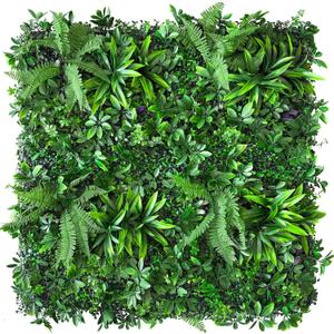 TTTM Artificial Ivy Hedge Leaf, Grass Wall Plant Panels: 20"x20" 6-Pack