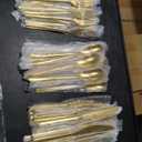 60-Pcs Gold Silverware Set - Stainless Steel Flatware Cutlery Set Service for 20, Mirror Polished Gold Flatware Set Include Forks Spoons Knives for Home, Wedding, Restaurant, Dishwasher Safe