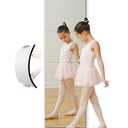 Full Length Mirror for Kids Safety Shatterproof Mirror, Plastic Wall Mirrors, Made Of Acrylic Plexiglass Mirrors, 3Pcs 12"x12", Long Bedroom Door Closet Mirror's, Workout For Home Gym Body Mirror's