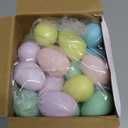 Simgoing 60 Pcs Pastel Easter Eggs Shakers Plastic Colorful Percussion Musical Maracas Decorative Shaker Eggs Gifts for Easter Basket Fillers, Musical Rhythm Instruments, Room Learning DIY Painting