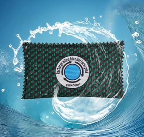 100g Rechargeable Desiccant Pack of 5,Moisture absorbers for storage,Moisture absorbers Bag,Desiccant Dehumidifier bag,Dehumidifier for Home Closets, Safe, and Cars