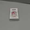 3 x White French Tip Press On Nails - Medium Almond, Fall Glue On, Full Cover Acrylic, Flower False, Glossy Artificial, Reusable Stick On Nails - 24Pcs