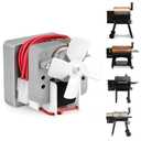 Upgraded 2.0 RPM Auger Motor Replacement Parts for Traeger, Pit Boss Wood Pellet Grills & Camp Chef Smokers, Oklahoma Joe's & Cuisinart WoodCreek Pellet Grill, Barbecue Auger Motor, 120V 60Hz 2 Pole