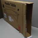 Foldable Puzzle Table with Legs, 34"x 26" Wooden Puzzle Board with Drawers & Covers, Portable Jigsaw Table for Adults, 1500 Pieces Folding Puzzle Board for Jisgaw Puzzle, Birthday Gifts for Mom