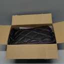 NOKINS Golf Cart Seat Covers Fit Club Car Precedent/DS/EZGO RXV/TXT/Yamaha Drive Aftermarket Standard Rear Seat Cushion, No Stapler, Multiple Colors&Breathable (Black&Brown Stitch)