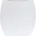 Brondell L60-EW LumaWarm Heated Elongated Toilet Seat 