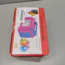 Balloon Pump Electric,110V 600W Balloon Blower Inflator Dual Nozzle Air Pump Balloons Inflator for Decoration, Party, Sport,Gifts:2 Balloon Tying Tools (Rose Red)