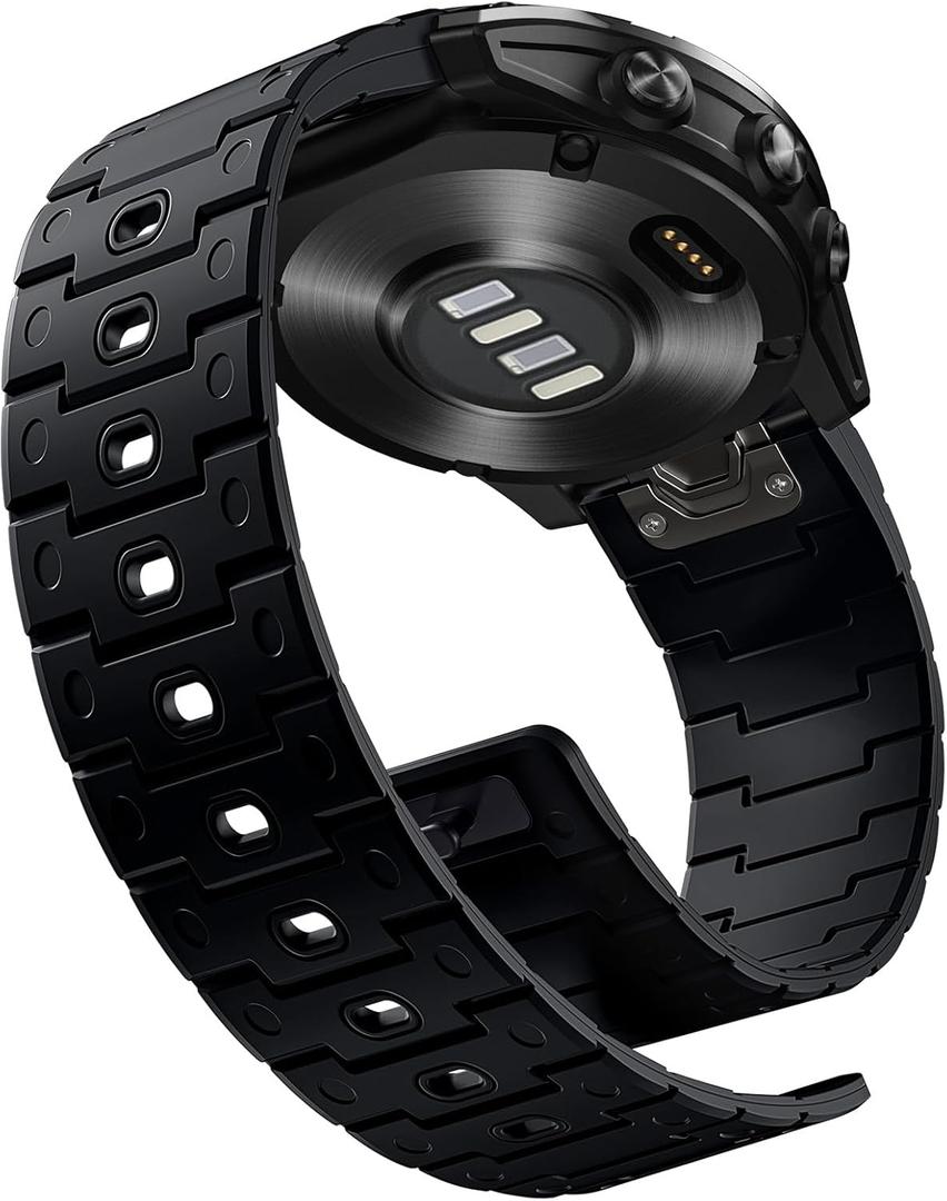 Bandletic Compatible with Garmin Fenix 8 51mm 7X 6X 5X Watch Band - 26mm Quick Fit Magnetic Silicone Bands Replacement for Fenix 7X 6X Pro/5X Plus/3 HR/Instinct 2X Solar 3 50mm/Enduro/Tactix/Epix Pro2