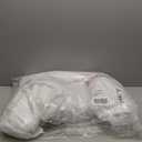 Obstal 4 Pack White Tablecloth Fitted Table Clothes for 6 Foot Rectangle Tables - Water Resistant Washable Fabric Polyester Rectangle Table Cover for Outdoor/Indoor Uses?72L x 30W x 30H Inches, White?