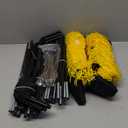Soccer Goal 7'x5', 6.6x3.3', 5'x3.6', 4'x3', 3'x2.2' Soccer Net for Kids Backyard