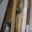 DLONE Square Shower Drain | 6 Inch Brushed Gold AISI 304 Stainless Steel Shower Drain with 2-in-1 Tile Insert Panel, Shower Floor Drain in Bathroom, Balcony etc