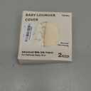 Baby Lounger Cover 2 Pack - Silky Soft and Breathable Infant Lounger Cover, Newborn Lounger Slipcover for Baby Boys Girls, Fits Cpzzkq & Most Loungers, Cover Only, White