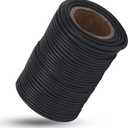 TELENT OUTDOORS 101 Feet Black Plant Twist Ties, Soft Plant ties for Vine Support, 3mm TPR Flexible Garden Tie for Plants Gardening Office Home Use