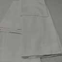 RYB HOME White Curtains Sheer - Linen Texture Sheer Window Covering, Light & Airy Translucent Panels for Bedroom Living Room Patio Glass Door, 52 inch Width x 95 inch Length, Set of 2