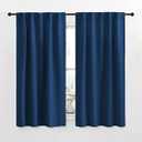 NICETOWN RV Curtains for Camper Windows - (Moroccan Blue Color) 34x54 Inch, 2 Panels Set, Thermal Insulated Room Darkening Blackout Drapes/ Draperies with Rod Pocket & Back Tab for Half Window