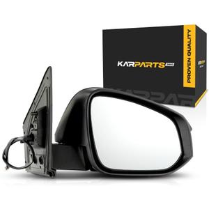 For Toyota RAV4 2013 2014 2015 Door Mirror Passenger Side | Power | Non-Heated | Textured | Replacement For 87910-42B70 | TO1321309