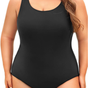 Holipick Womens Plus Size 3XL One Piece Swimsuits Tummy Control Bathing Suits Sporty Swimwear