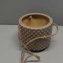 Global Outdoors Ceramic Hanging Basket Planter Grey - 1 ct