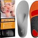 Metatarsalgia Support Insoles with Built-In Metatarsal Pad for Men Women, Shoe Inserts for Morton’s Neuroma, Ball of Foot Pain Relief, Orthotic Arch Support Insoles for Standing All Day, Size: D(Men's 6.5-7.5 / Women's 7.5-8.5)--262mm