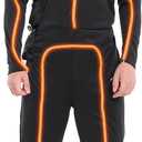 HSCTEK Light-up Adult Stick Figure Costume (Medium, Orange)