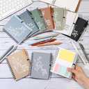 Janlaugh 30 Sets Appreciation Gifts for Office Coworkers Bulk - Thank You Inspirational Spiral Journal Notebook with Sticky Notes Pen for Employee Staff Teacher Team Nurse Graduation (Bright Color)