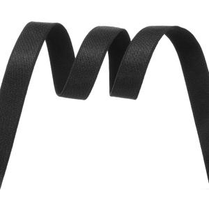 uxcell Bra Elastic Strap, 3/8 Inch 19.7 Yards Bra Strap Replacement Nylon Elastic Band for DIY Sewing Craft Underwear Shoulder Straps Making, Black