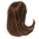 1/6 Ball Jointed Doll Wig with Bangs, High Temperature Silk Hair for 15.5-17cm Scalp, Light Brown