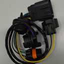 WMPHE Compatible with Headlight Wiring Harness Chevy Silverado 1500 2500HD 3500 3500HD 2007 2008 2009 2010 2011 2012 2013 2014, Lamp Wire Harness, Front Lamp Socket Wire OEM 15841609 25962806