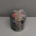 PINGEUI 4 PCS 6 Inch Solid Rubber Tire, Flat Free Solid Rubber Wheels, Hand Truck Replacement Wheels, 1/2-Inch Axle Hole, 176 lbs Max Load-Bearing Capacity