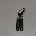 Beneno Heavy Duty Hand Can Opener Manual with Magnet, Durable Sharp Carbon Steel Blade Smooth Cutting, Big Effort-Saving Knob & Soft Grip Handle, Multifunctional Kitchen Tool with Bottle Opener, Black