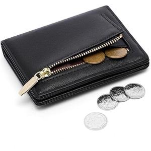 Small Women Wallet RFID Blocking Bifold Pocket Wallet Slim Compact Ladies Purse Mini Wallets For Women (Black)