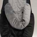 COOLBEBE New 2-in-1 Babybody Supports for Baby Newborn Infants - Extra Soft Stroller Cushion Pads Car Seat Insert, Seasons, Black