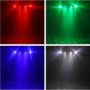 Telbum DJ Disco Lights with Stand, Professional LED Party Light Set, DJ Lighting System DMX512, Sound Activated Stage Lights Package for Gig Bar Wedding Live Band Club Booth Show Events