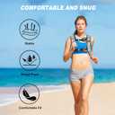 Weighted Vest, 6lb/8lb/12lb/16lb/20lb/25lb/30lb Weight Vest with Reflective Stripe, Weighted Vest for Men Women Workout Equipment for Strength Training, Running, Jogging, Fitness, Weight Loss (PU-Silver)