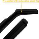 in-Channel Window Visors Rain Guards for 2019-2026 Chevy Silverado/GMC Sierra 1500 Crew Cab, Window Vent Wind Shades Deflectors