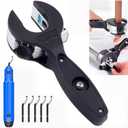 Ratcheting Tubing Cutter, Copper Pipe Cutter, Tubing Cutter 5/16" To 1 1/8", 2 in 1-360 Close Quarters Tube Compact Cutter with Deburring Tool, Pex Cutter Tool for Cutting Copper and Metal Pipes.