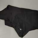 HUDSON womens Long Sleeve Hook & Eye Bodysuit Black, XS