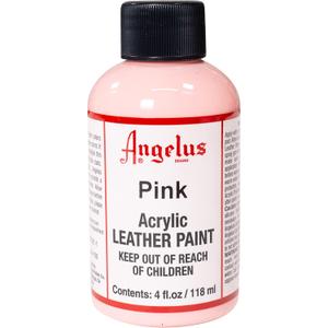 Angelus Acrylic Leather Paint, 4 Fl Oz (Pack of 1), Pink