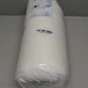 JOLLYVOGUE Neck Pillow for Pain Relief - Contour Memory Foam Cervical Pillow with Cooling Pillowcase, Ergonomic Orthopedic Support for Side Back Stomach Sleepers, White & Light Blue