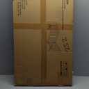 Dog Gate for Doorways 32" Tall Freestanding Dog Gate for Stair Foldable Pet Gate for Dogs Indoor (Brown,3 Panel)