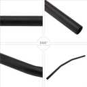 Motorcycle Drag Bars Handlebars 22mm 7/8" Universal For Bobber Cafe Racer Sportster Cruiser XL 883 1200 Custom Chopper Softail Dyna Street Bob Black