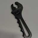 AN3-16AN Wrench Adjustable Aluminum Fitting Wrench Tool Set for An Hose Fitting Adapter End Black
