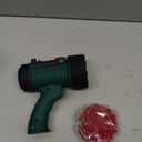 YIERBLUE Rechargeable Spotlight, Super Bright 90,000 High Lumen LED IP67 Waterproof Handheld Spotlight Long Lasting Large Flashlight Searchlight with Detachable Red Light Filter (Green)