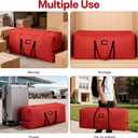 Christmas Tree Storage Bag Box 9FT, 2 Pack Heavy Duty Christmas Tree Bag Container, 600D Oxford Waterproof Xmas Holiday Artificial Tree Bag With Reinforced Handles Dual Zipper For Decorations Ornament