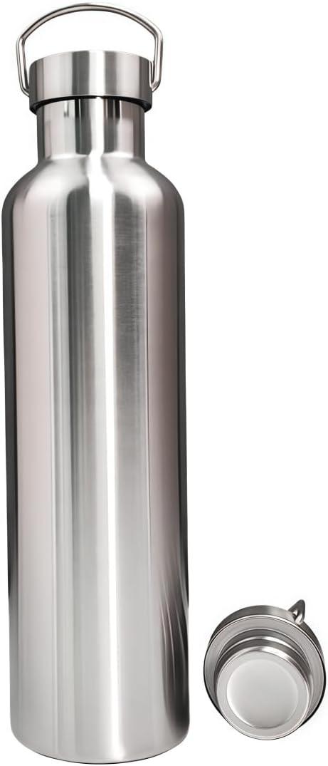 Vacuum Insulated Stainless Steel Water Bottle Insulated Water Bottle Wide Mouth Insulated Metal Bottle for Cold Drinks I BPA-Free Bottle for Travel (34oz)