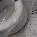 Carex Elongated Hinged Toilet Seat Riser, Adds 3.5 Inches of Height to Toilet, 300 Pound Weight Capacity, Raised Toilet Seat