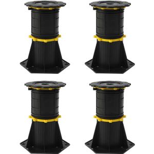 Bed Support Legs, 4 Pack Adjustable Height Bed Frame Support Legs 7.9-13 inch, Heavy Duty Bed Support Reinforcement Parts Bed Slats Support Leg for Platform Beds & Metal Frames