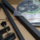 Dog Grooming Table Arm with Hammock, 35" Adjustable Height Grooming Arm with Clamp and No-Sit Haunch Holders, Suitable for Small & Medium Pets (Grooming Table Not Included)