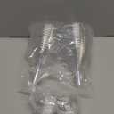 Zezzxu 24 Pack Plastic Martini Glasses 7 Oz Disposable Cocktail Glasses, Tall Mini Martini Glasses Perfect for Fall Halloween Party Birthday Wedding and All Events